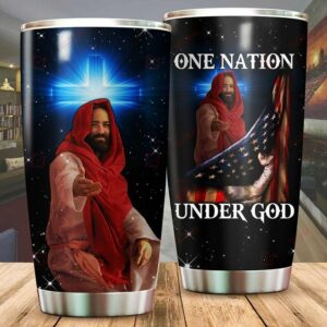 One Nation Under God 20oz 30oz Travel Tumbler TB425