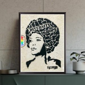 Black Girl Canvas Wall Art CA296