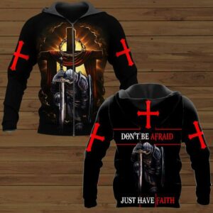 Christian Clothes:” Don’t Be Afaid Just Have Faith All Over Printed Shirts”