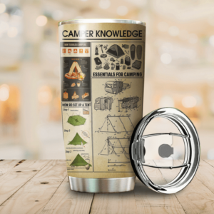 Camping Knowledge 20oz 30oz Travel Tumbler TB587