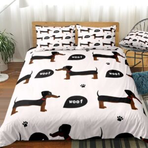 Cute Dachshund Dog Lover Bedding Set BS1199