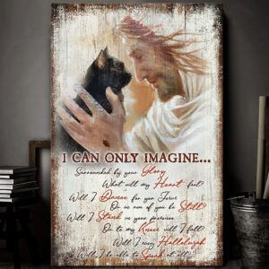 I Can Imagine Jesus Canvas Wall Art CA234