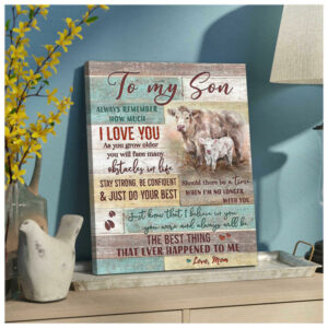 To My Son I Love You Canvas Wall Art CA221