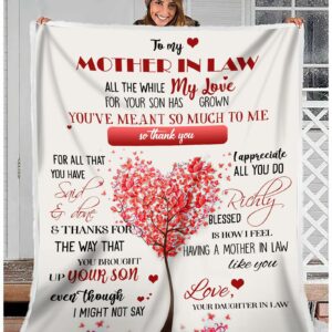 A Letter To My Mother-in-law Blanket BS276