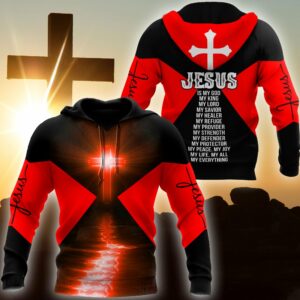 Christian Clothes : “Premium Christian Jesus Catholic 3d Printed Unisex Shirts Ntn12102005”