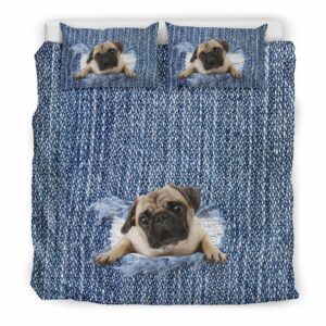 Cute Pug Dog Bedding Set BS410