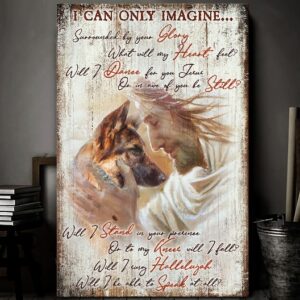 I Can Imagine Jesus Canvas Wall Art CA249
