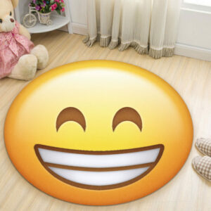 Funny Icon Carpet Rug – Round Rugs RG721