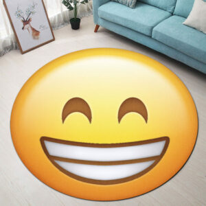 Funny Icon Carpet Rug – Round Rugs RG721
