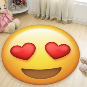 Funny Icon Carpet Rug – Round Rugs RG720