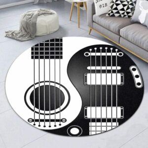 Love Music Carpet Rug – Round Rugs RG718