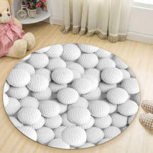 Love Golf Round Carpet Rug – Round Rugs RG714