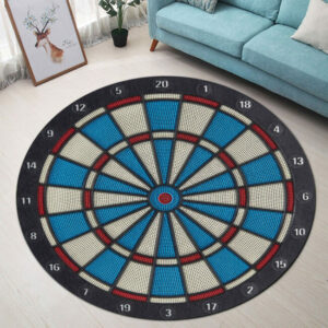 Love Darts Game Carpet Rug – Round Rugs RG717