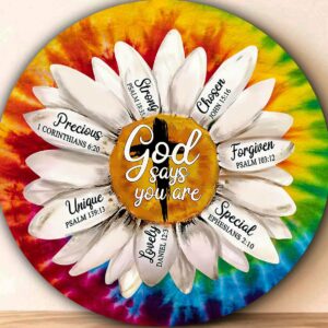 God Say You Are Round Carpet Rug – Round Rugs RG700