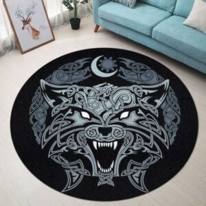 The Wolf Round Carpet Rug – Round Rugs RG705