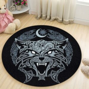 The Wolf Round Carpet Rug – Round Rugs RG705