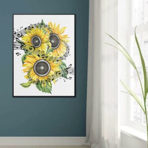 Sunflower Canvas Wall Art CA211