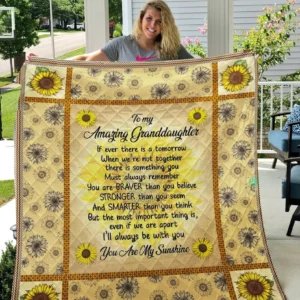 A Letter To My Amazing Granddaughter Quilt BS2060