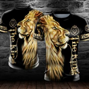 The King Lion 3D All Over Printed Hoodie, Sweater, T-Shirt, Zipped Hoodie