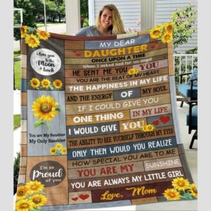 A Letter To My Dear Daughter Blanket BS1170
