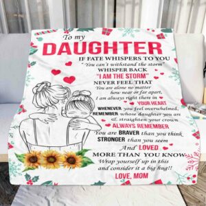 A Letter To My Daughter Blanket BS1174