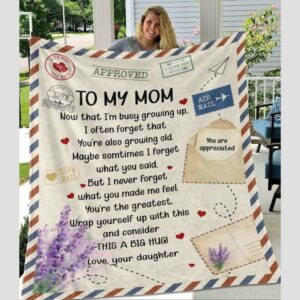 A Letter To My Mom Blanket BS1160