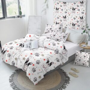 Boston Terrier Dog Bedding Set BS400