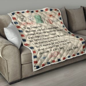 A Letter To My Daughter Quilt BS299