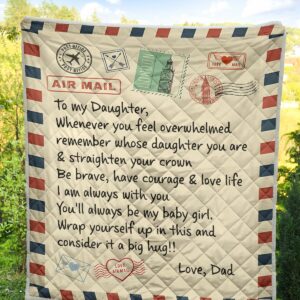 A Letter To My Daughter Quilt BS299