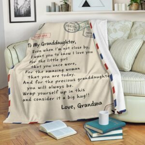 A Letter To My Granddaughter Blanket BS274